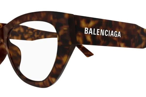 Balenciaga BB0449O 002 havana havana transpa