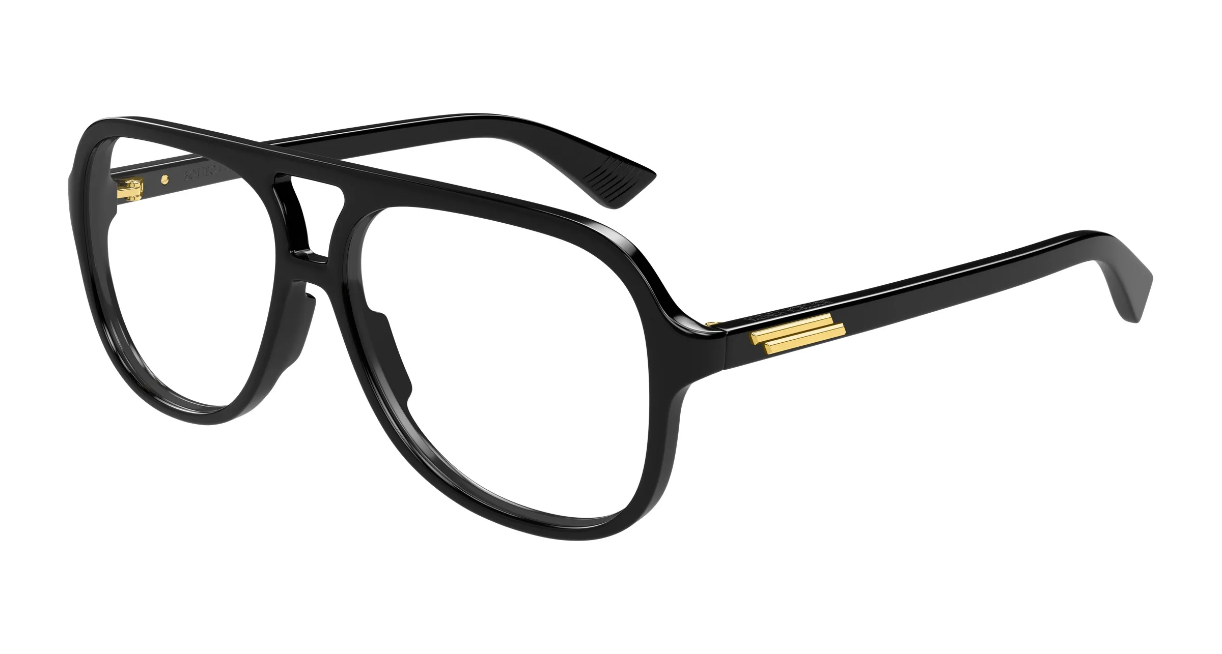 Bottega Veneta BV1417O 001 black black transpare - immagine 2