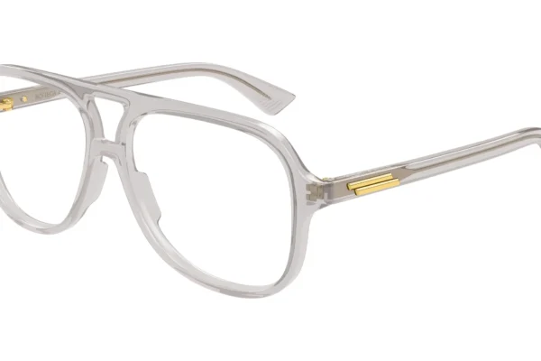 Bottega Veneta BV1417O 003 grey grey transparent