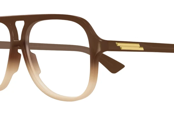 Bottega Veneta BV1417O 004 brown brown transpare