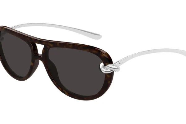 Bottega Veneta BV1418S 002 havana silver grey