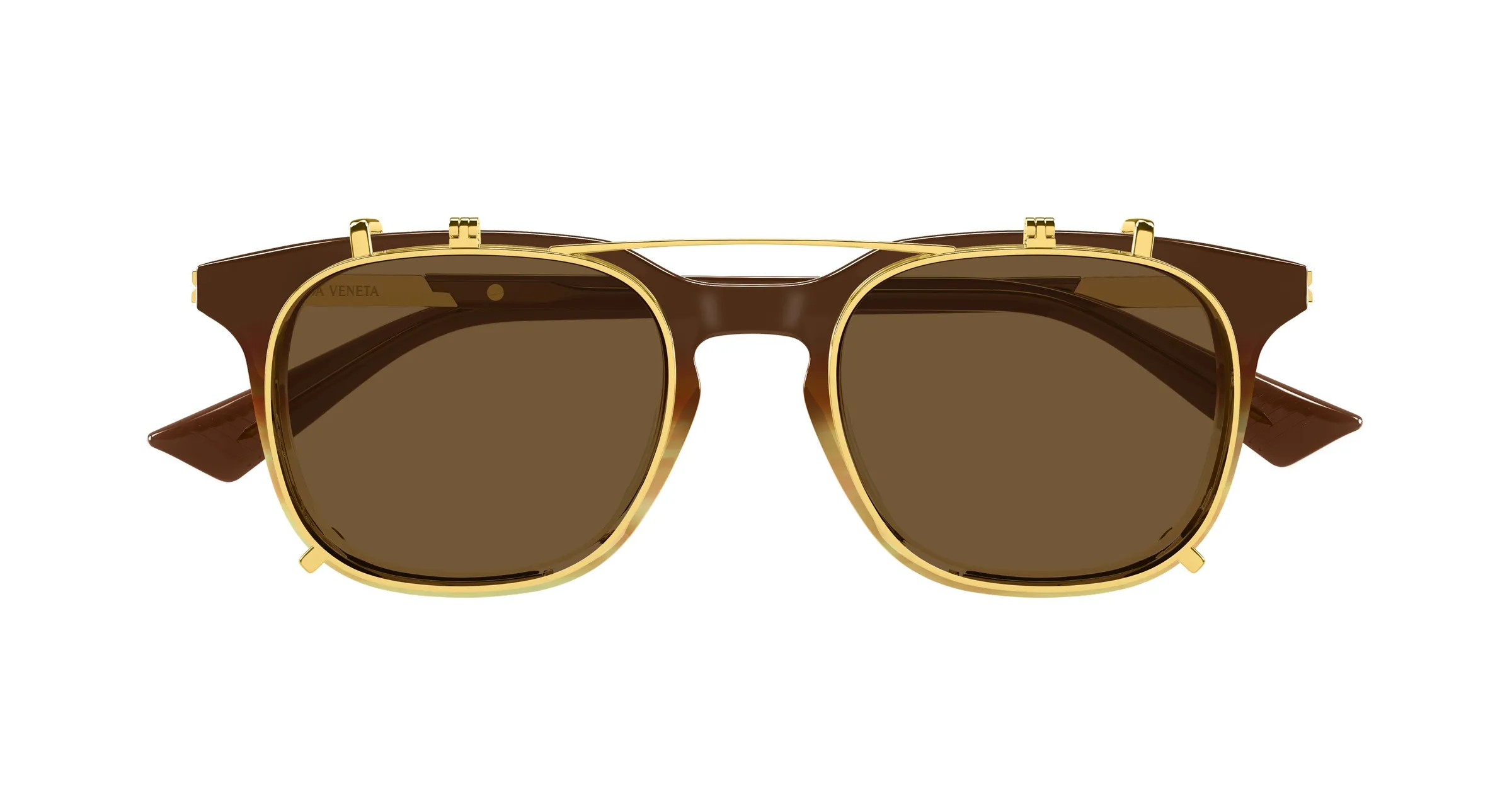 Bottega Veneta BV1429S 002 brown brown transpare - immagine 4