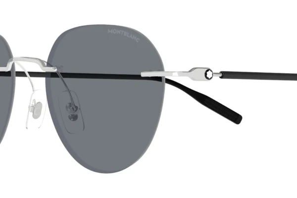 Montblanc MB0428S 002 silver silver grey