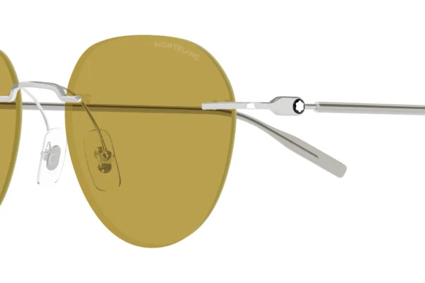 Montblanc MB0428S 005 silver silver yellow