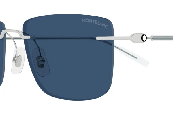 Montblanc MB0429S 004 silver silver blue