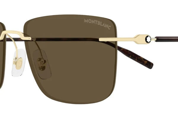 Montblanc MB0429S 005 gold gold brown