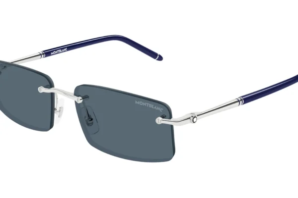 Montblanc MB0443S 003 silver silver grey