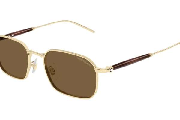 Montblanc MB0441S 002 gold gold brown