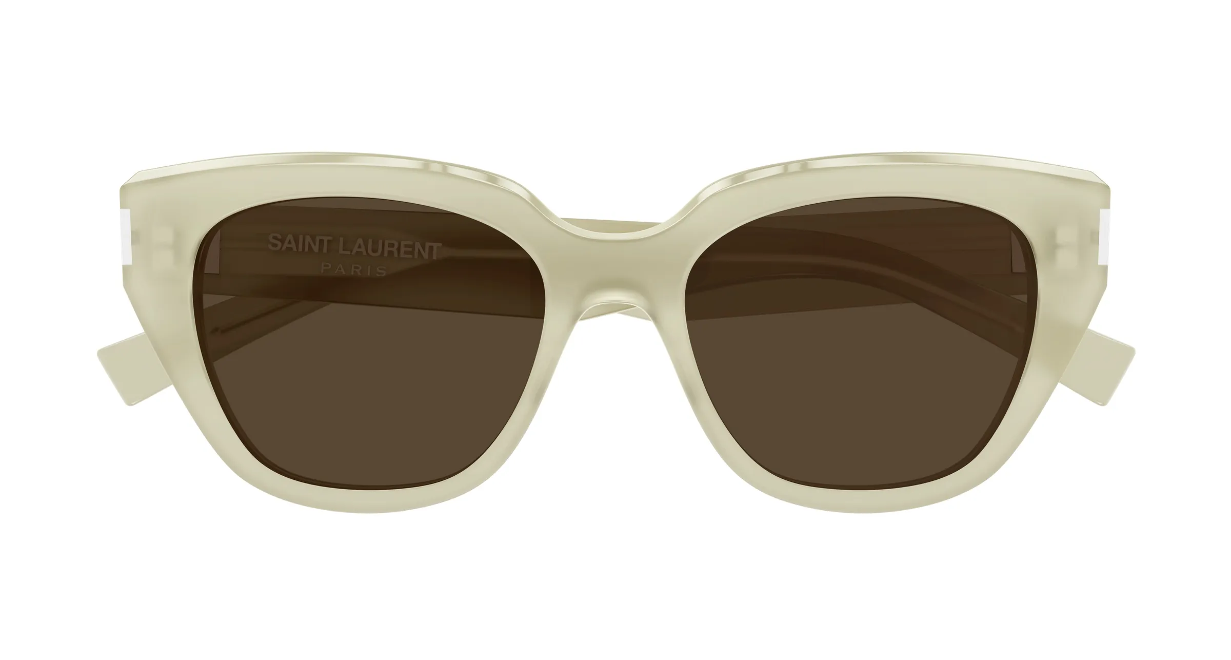 Saint Laurent SL 827 004 ivory ivory brown