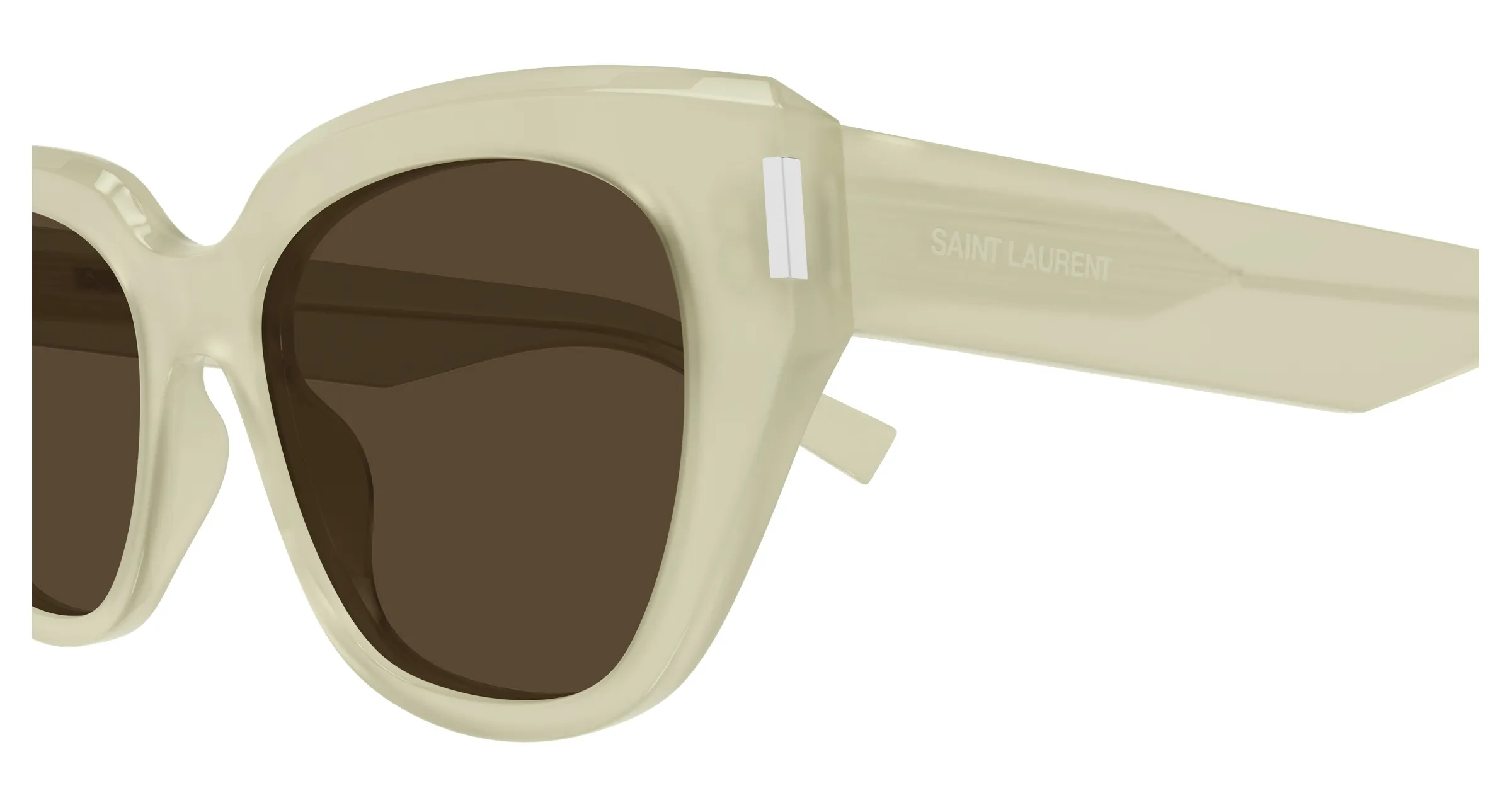 Saint Laurent SL 827 004 ivory ivory brown - immagine 2