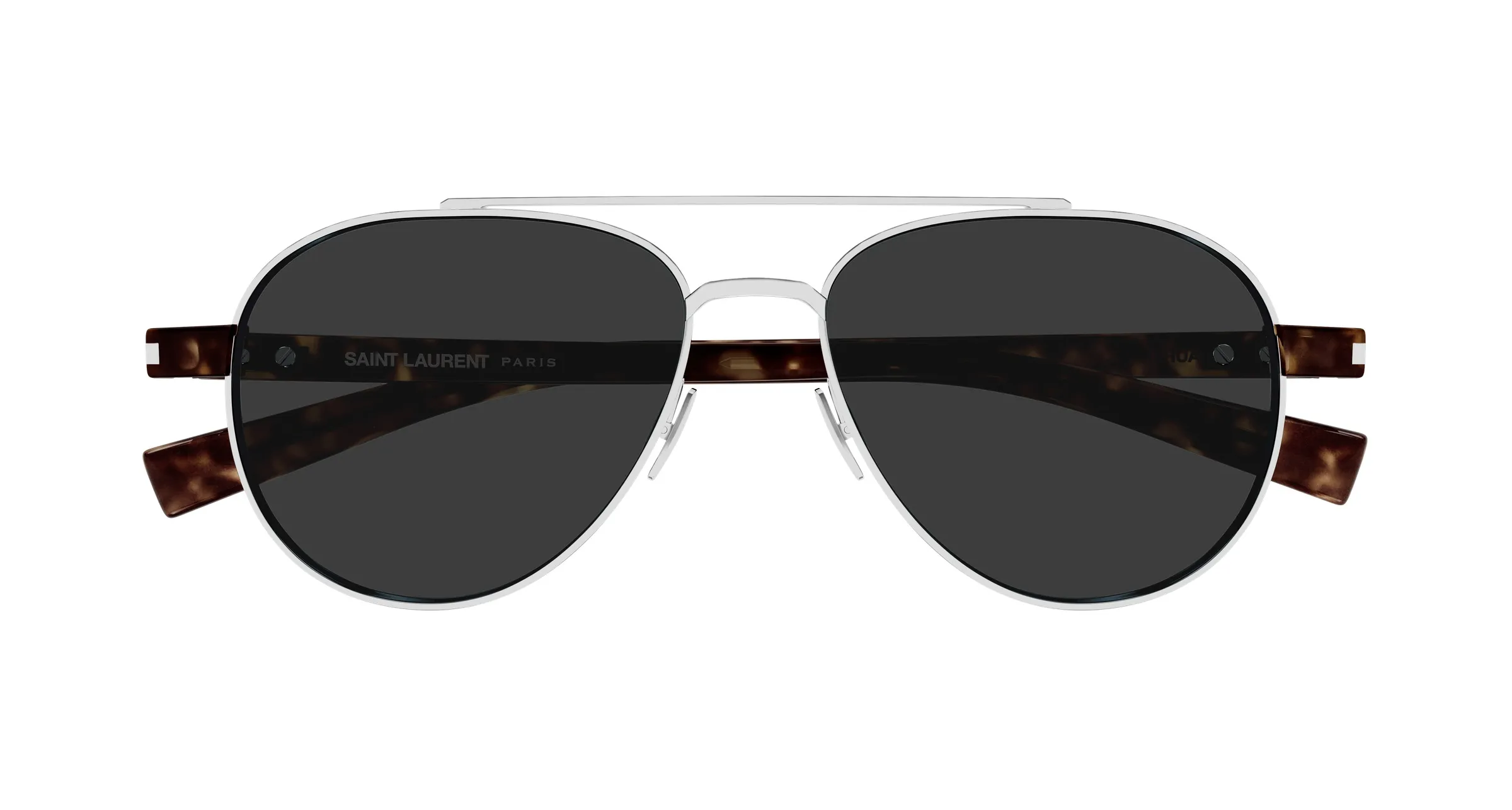 Saint Laurent SL 843 002 silver havana grey