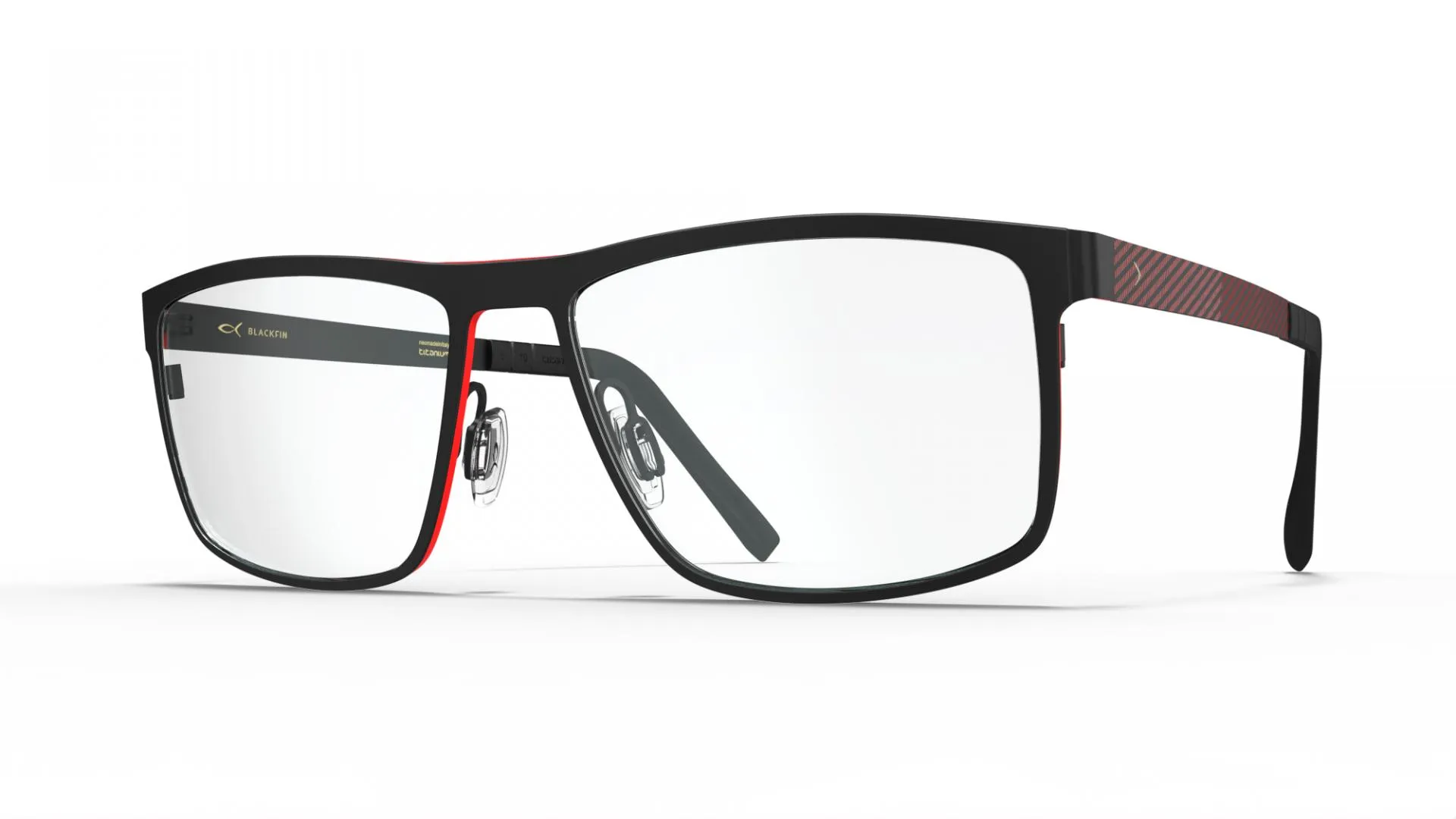 Blackfin BF1001 KINGSTON 432 matt black fluo red - immagine 2