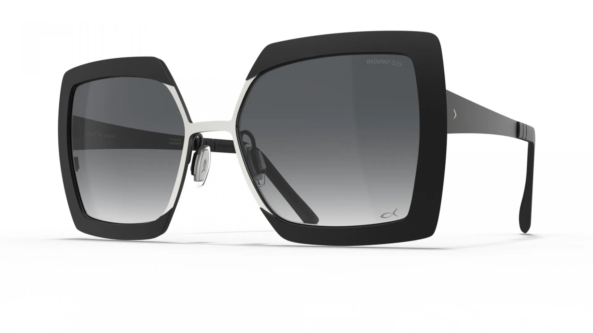 Blackfin One BF1012 CRESCENT MOON 1560 shiny silver blackfi - immagine 3