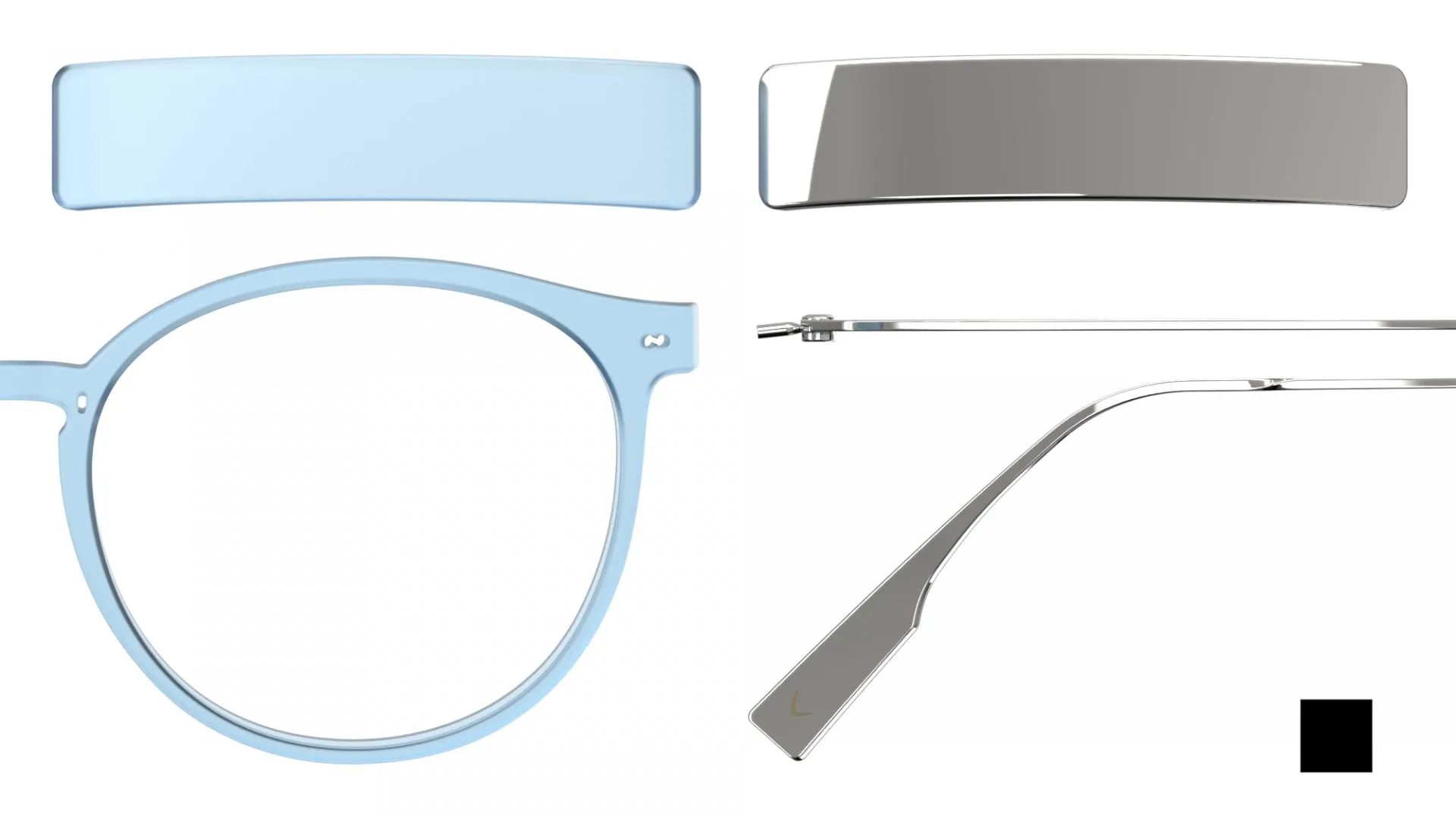 Blackfin Vitra BF1132 VITRA F2-D1 19291788 matte sky blue s - immagine 2