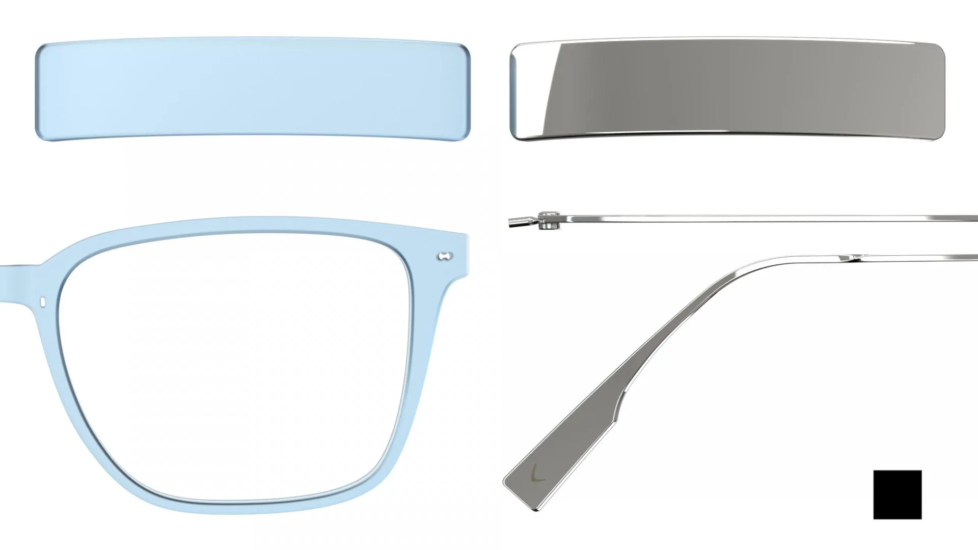 Blackfin Vitra BF1134 VITRA F3-D1 19291788 matte sky blue s - immagine 2