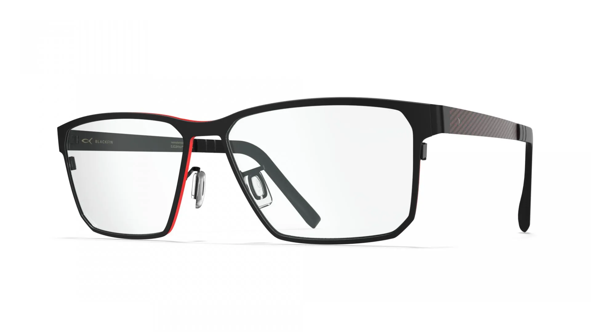 Blackfin BF991 WESTHAMPTON 1469 matt black fluo red - immagine 3